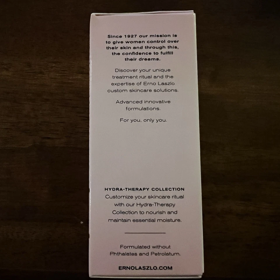 DOS (2) Erno Laszlo New York Hidratar y Nutrir, Tratamiento Hidraterapia Foto 4 de 4