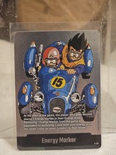 Dragon Ball Super Fusion World Manga SB01 Energy Marker E-50 Silver Son Goku