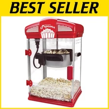 Stir Crazy Popcorn Popper Machine, Nonstick Kettle