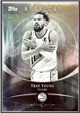 Trae Young 2025-26 Topps Midnight Basketball /20 Equinox Hawks #21
