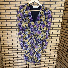 ASTR The Label Purple Floral Dress Size small