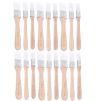 18 Pcs Malpinsel Ausbesserungspinsel Pinselset Malen Nylon BüRste GrillbüRste