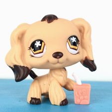 Authentic Littlest Pet Shop #575 Spaniel Cocker Dog / Original Hasbro LPS