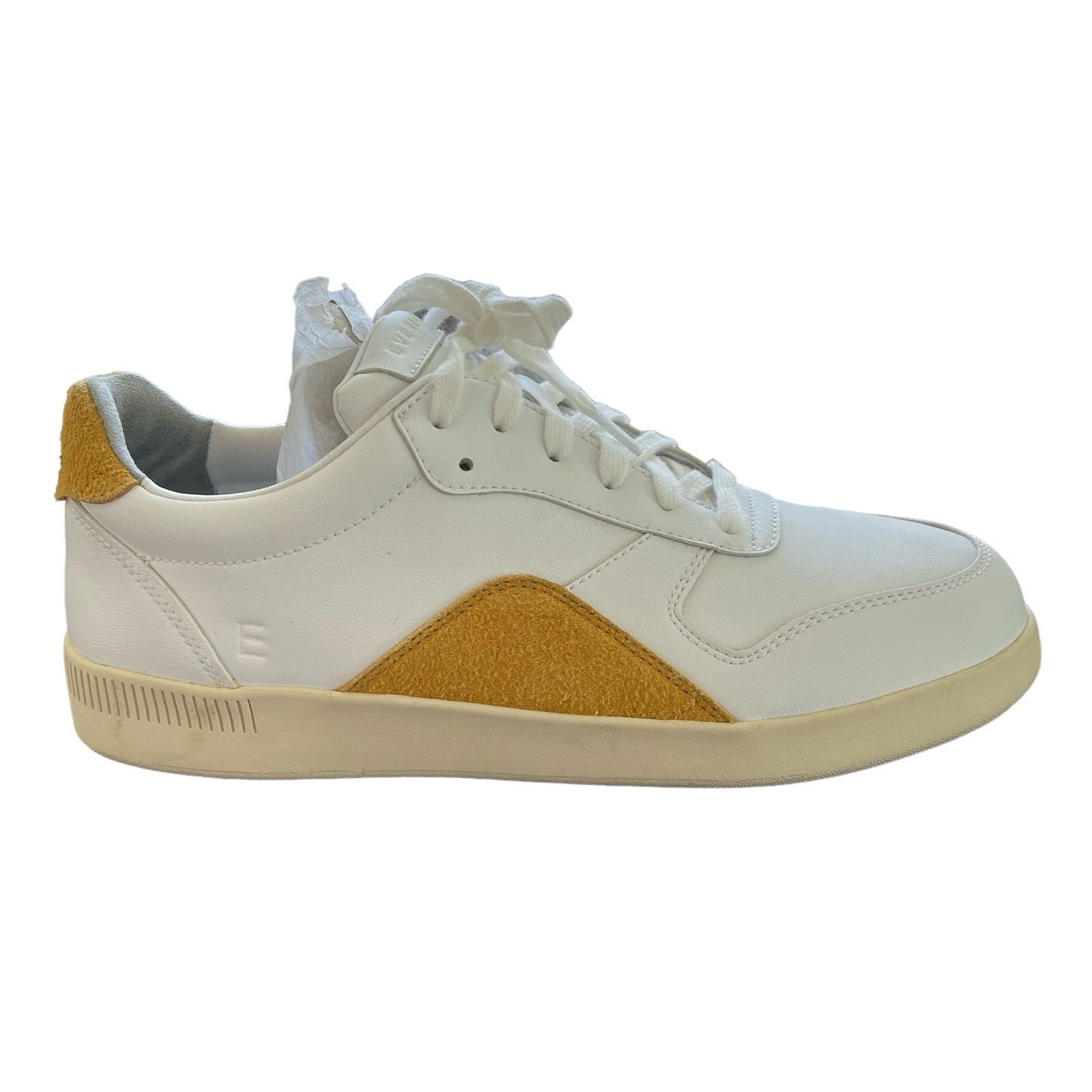 SAOLA Scarpa destra solo Everlane ReLeather sneaker corte bianca donna 9 uomo 7