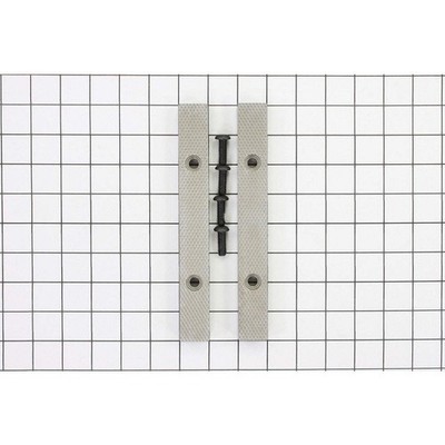 WILTON 2908100 SerratedJawInsrtSet,Steel,Incl.4Screw,PR 33KM01