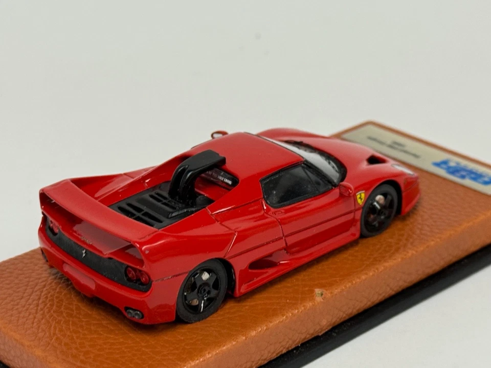 Prototipo Ferrari F50 1/43 BBR en rojo de 1995 base de cuero ABG450 Foto 3 de 4