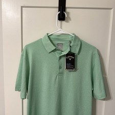 Callaway Opti Dri Golf Polo Shirt, Green, Men  s Size Small, NEW
