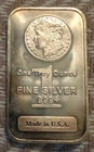 1 oz Silver Bar Morgans .999 FineSilver Bullion
