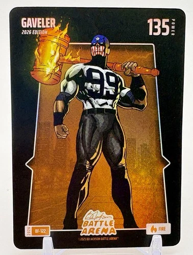 2026 GAVELER AARON JUDGE Bo Jackson Battle Arena Fire Battle Foil 135 Power🔥📈