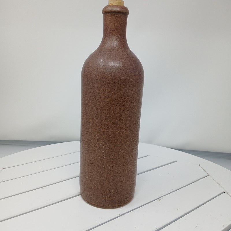 Vintage MKM German Stoneware Bottle Vase 0.75L- Made In Germany