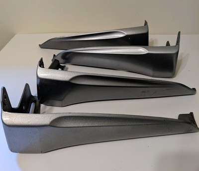 05-09 SUBARU LEGACY BL5 BP5 SET OF 4 FRONT & REAR VALANCE KIT LIPS SILVER