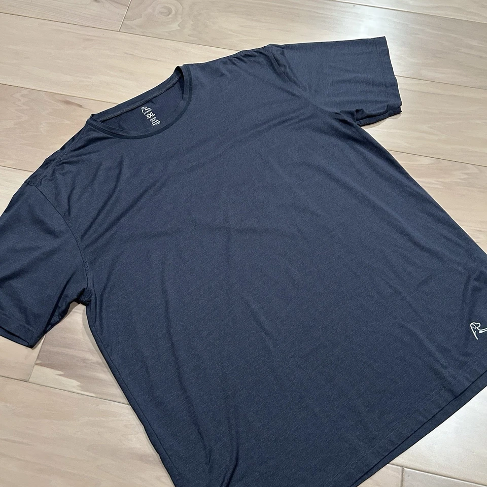 Rhoback Performance Shirt Short Dark Gray Sleeve Men’s 2XL - Image 2 of 4