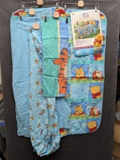 Vintage Winnie the Pooh Tigger Comforter Blanket Disney Crib/Toddler Bedding Set