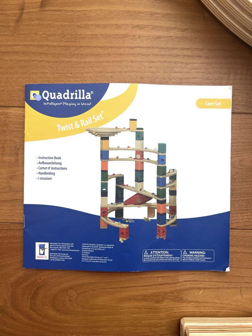 Quadrilla クアドリラ Twist & Rail Sound Rail Quadrilla Rail Set - - Fat Brain Toys
