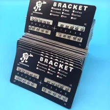 10 X Dental Ortho Brackets Mini/Standard MBT/Edgewise/Roth 018/022 3/345Hooks