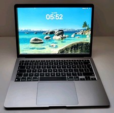 Apple MacBook Air 2020 M1 8GB 256GB Grey 92% Battery LINES - WORKS - F523 (VAT)
