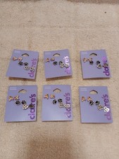 Bulk Lot Of 6 Pairs Claire's Dog-Themed Stud Earrings MSRP/lot 60