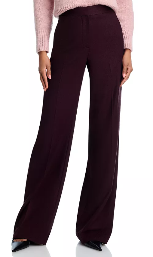 Veronica Beard Dark Currant Tonelli Dress Pants - size 2 - retail $548