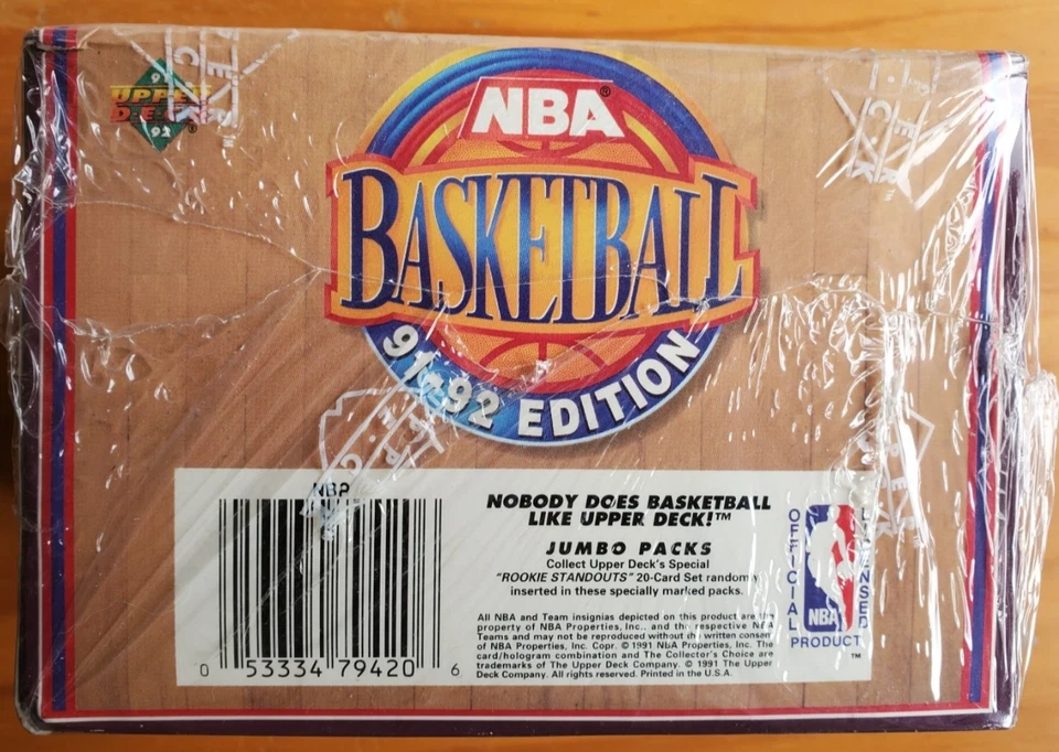 1991 - 92 Upper Deck 篮球密封超大盒 — 第 4/4 张图片