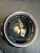 Nikon Nikkor-S Auto 35mm f/2.8 Non Ai MF Wide...