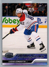 2023-24 Upper Deck Lucas Condotta #484 Young Guns RC Canadiens