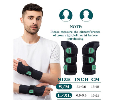 Oyakin Wrist Brace for Carpal Tunnel Night Support, Adjustable Wrist Splint for