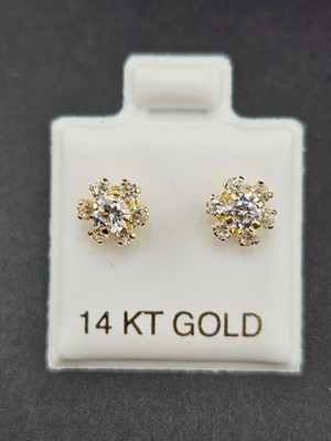 14K Gold Earrings - Flowers