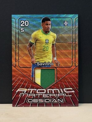 2024-25 Panini Obsidian Atomic Material Savinho Awesome Brazil Relic /25 AM-S