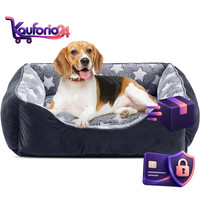 Hundebett Waschbar Flauschig Rutschfest 63X53X20Cm FüR MittelgroßE 1 StüCk