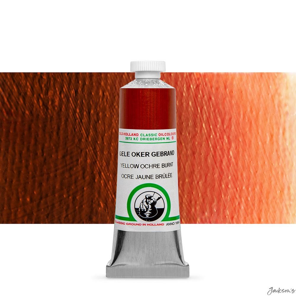 Old Holland Classic Oil Paint Natural Earth 40ml Yellow Ochre Burnt