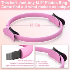 Pilates Kit Home Workouts Essentials Women Better Me Equipment 14.5"Pilates Ring