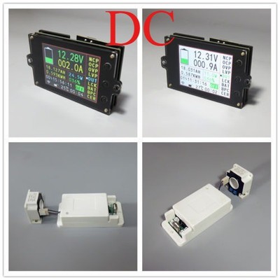 DC Wireless Battery Monitor Meter 120V 500A VOLT AMP AH SOC Remaining Capacity
