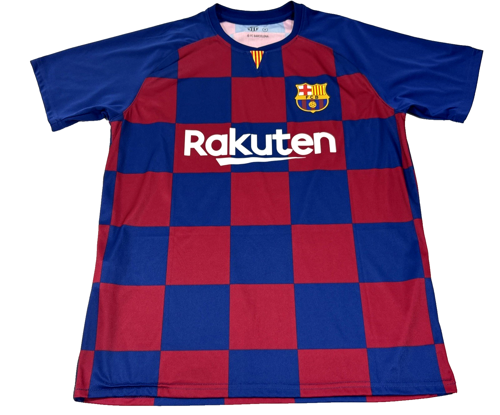 2019-2020 FC Barcelona Lionel Messi Home Jersey Mens Medium Checker Original FCB