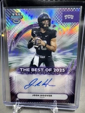 2025 Bowman Best U Josh Hoover Best of 2025 Auto #BOA-JHO TCU