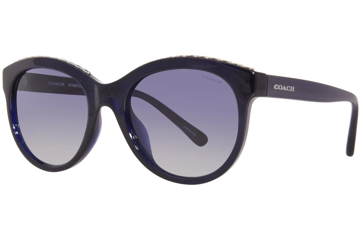 Coach Blue Round Sunglasses for Women for sale | eBay display picture 1