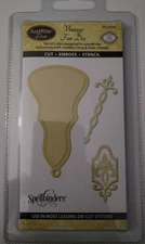 JustRite Spellbinders Vintage Fan Die JB-02088 Amy Tedder
