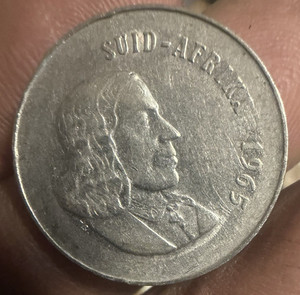 South Africa 1959 20 Cents Nickel Coin English Legend SUID-AFRIKA KM#55