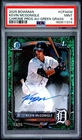 2025 BOWMAN CHROME PROSPECT AUTO GREEN GRASS #CPAKM KEVIN MCGONIGLE 17/99 PSA 9