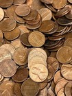 95% copper 10lb + some extra Bulk Lot copper cents 1909-1982 priced fair to sell — photo 2