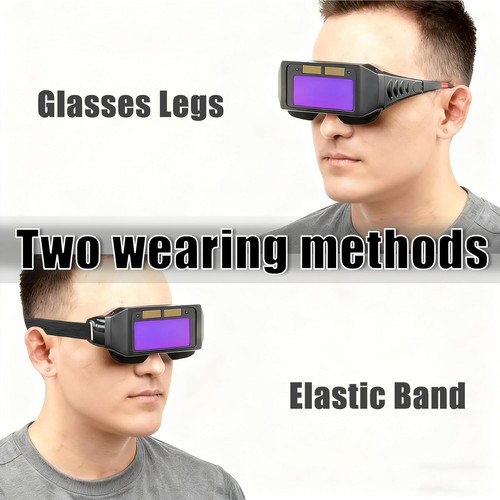 Professional Solar Powered Auto Darkening Welding Glasses - Dual Sensor Design - Picture 3 of 9