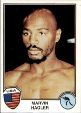Panini Sport Superstars Euro Football 82 # 68 Marvin Hagler Action Figure