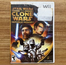 Clone Wars Wii Nintendo Star Wars The Republic Heroes COMPLETE
