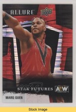 2022 Upper Deck Allure AEW Star Futures Red Rainbow Marq Quen #144 READ kr0