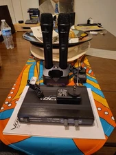 VocoPro Professional UHF-3205 Wireless Dual Channel Microphone & Receiver System