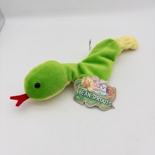 NEW Bean Sprouts "Sydney" Green Snake 11" Long Beanbag Stuffed Animal Plush Toy