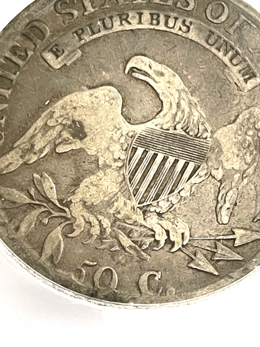 1814 Capped Bust Half Dollar, ICG-Authentic, 1,039,075 Minted. REEDERSONG - Picture 8 of 13