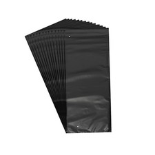50Pcs Shrink Wrap Bags 3 x 6 Inches Black POF Heat Shrink Wrap Bags