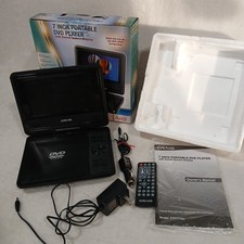 Craig 7" Portable DVD CD Player Swivel Screen CTFT716 W/ Accessories Works