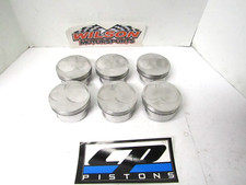6 Used Cp Gas Ported Dome Pistons 4.125 Bore Sb Chevy Sbc