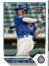 2023 Topps Pro Debut #PD-163 Cristian Hernandez